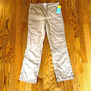 Boys cat & jack tan pants lined age 8-10 new